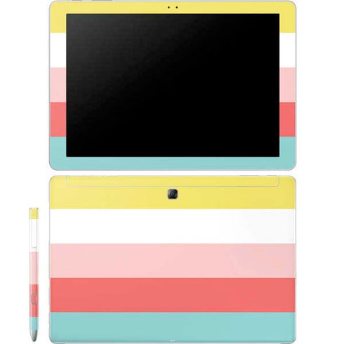 Spring Stripes Galaxy Book 12in Skin